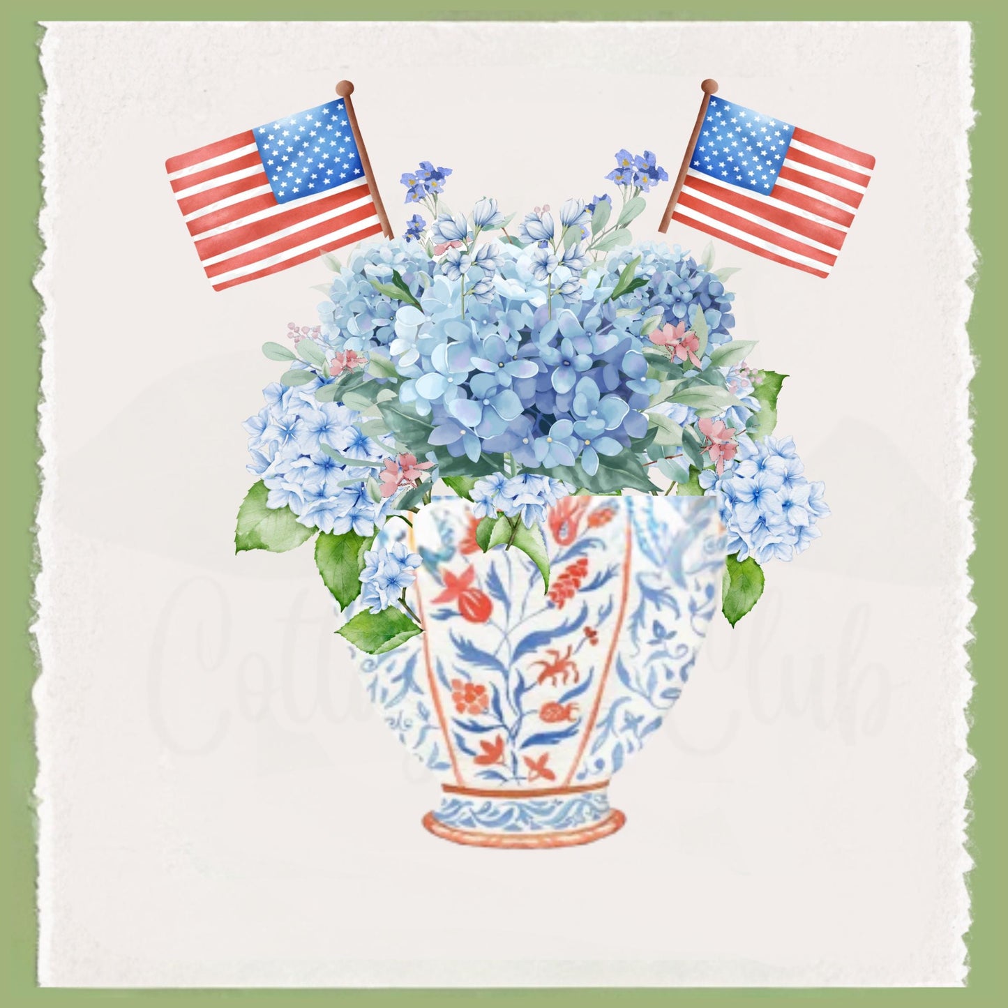 Preppy Patriotic Tea Towel Set