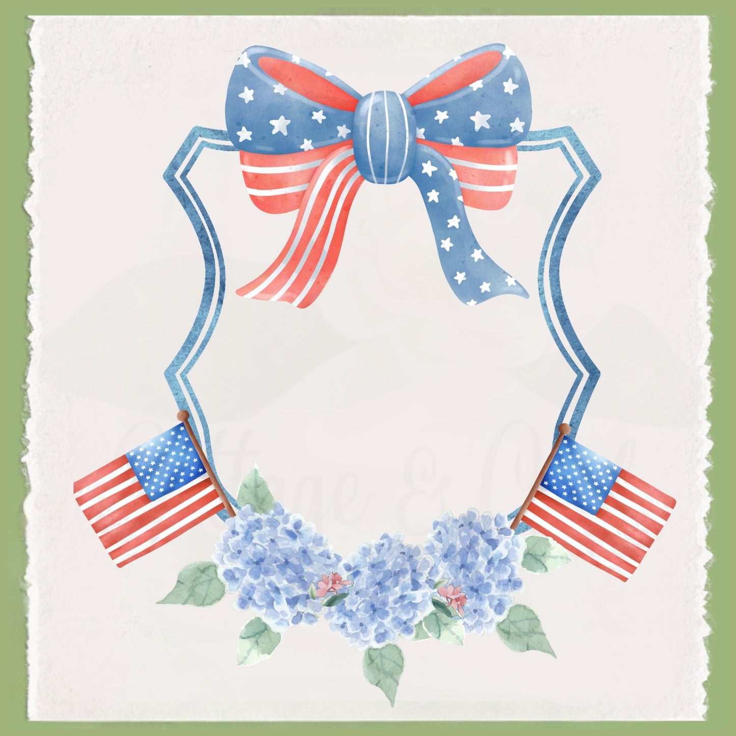 Preppy Patriotic Tea Towel Set