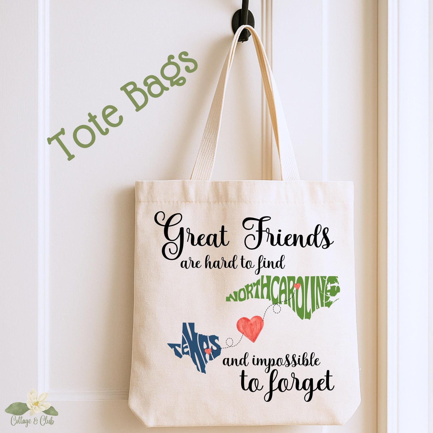 Personalized State to State Long Distance Gift: Friendship Collection