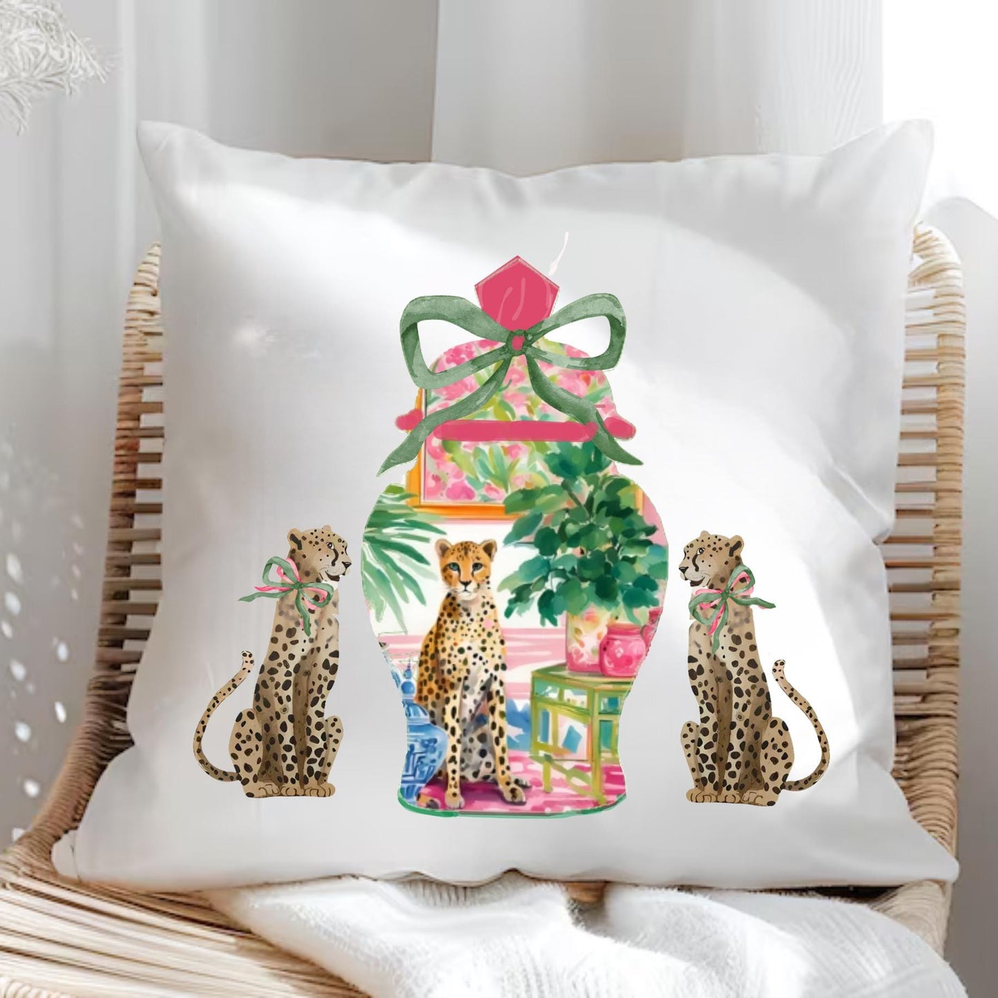 Leopard Kitchen Towel Personalized Gift Preppy Kitchen Decor Hostess Birthday Gift For Her Leopard Print Personalized Tea Towel