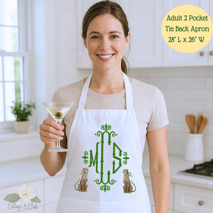 Leopard Kitchen Towel Personalized Gift Preppy Kitchen Decor Hostess Birthday Gift For Her Leopard Print Personalized Tea Towel