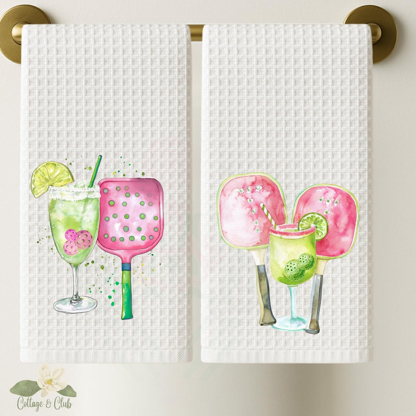 Pickleball Tea Towel, Pickleball Kitchen Towel, Pickleball Decor, Ladies Pickleball Group, Pickleball Group Gift, Pickleball Gift