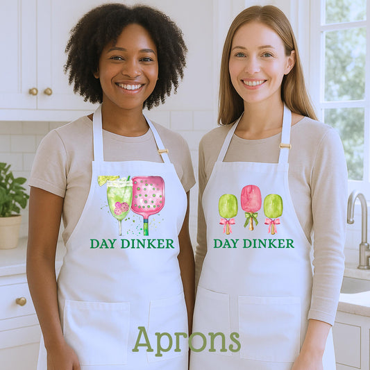 Pickleball Watercolor Apron