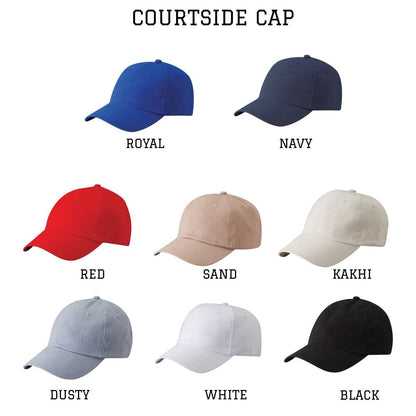 Embroidered Hydrangea Cap or Visor: Preppy Summer Style