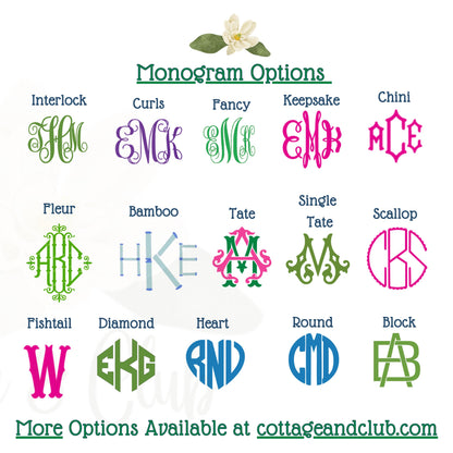 Monogrammed Halloween Wreath Sash: Fall Pumpkin Door Decor