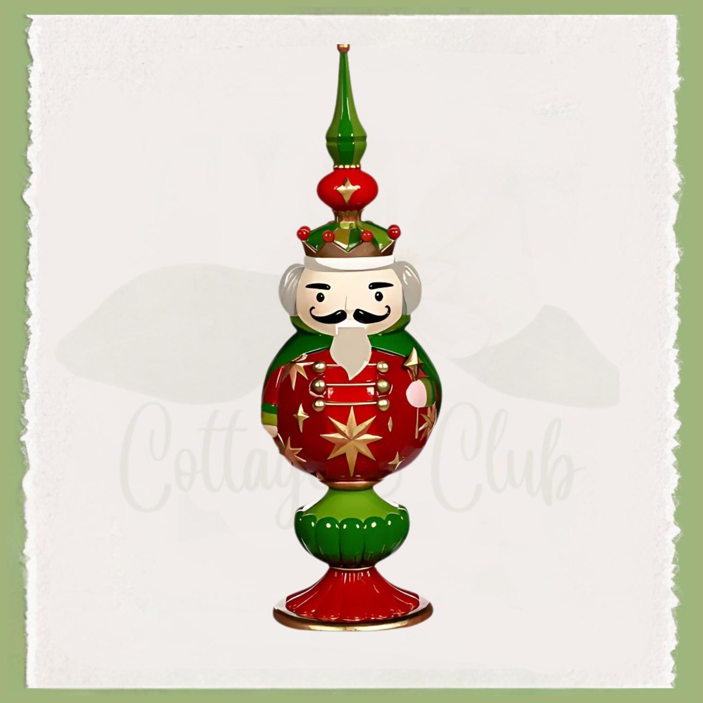 Personalized Christmas Topiary Tea Towel: Preppy Kitchen Decor Gift