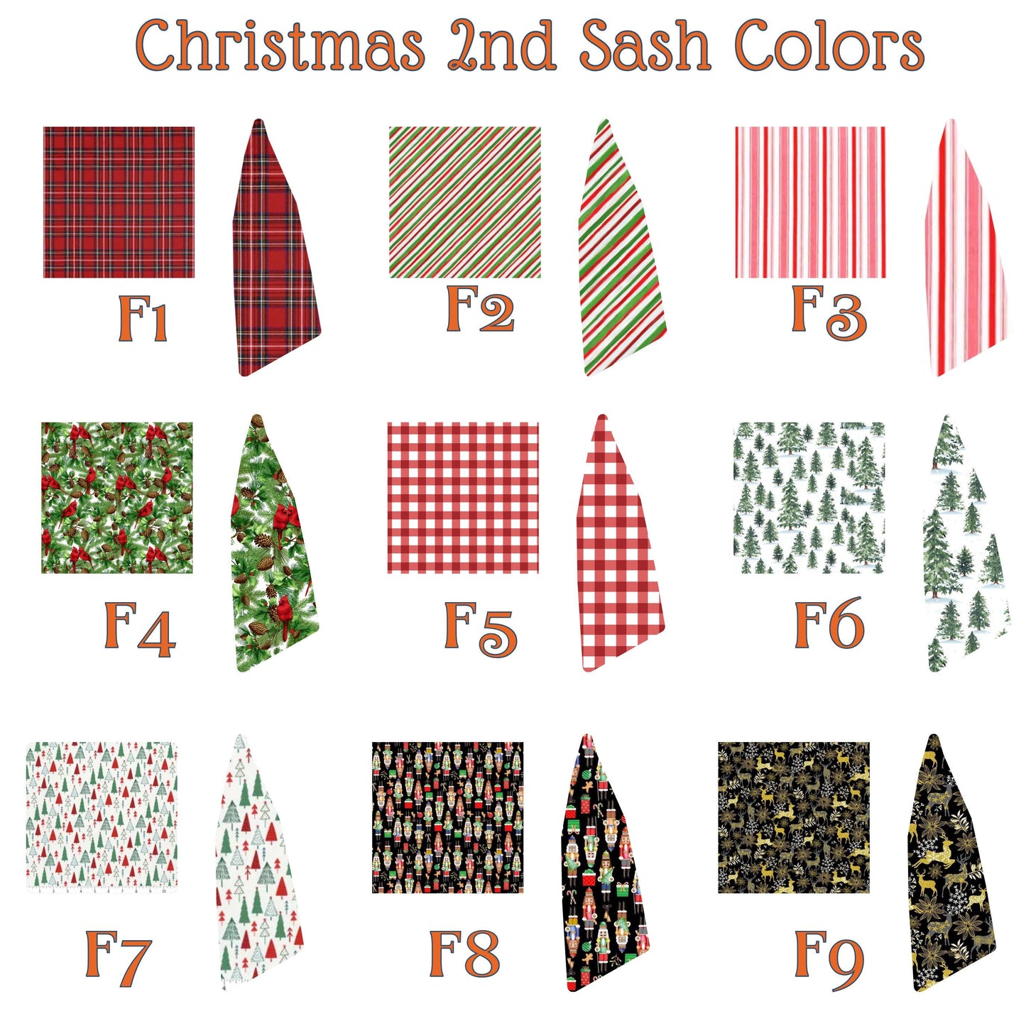 Embroidered Christmas Wreath Sash: Coordinating Sash Available - Holiday Door Hanger - Personalized Nutcracker Front Door Decor