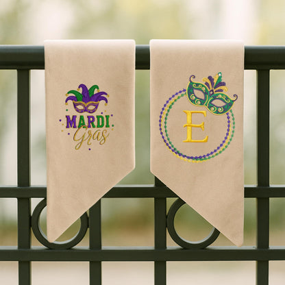 Mardi Gras Personalized Embroidered Wreath Sash