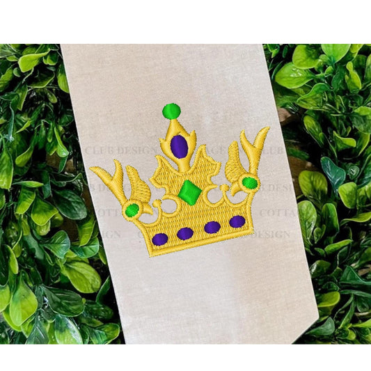 Mardi Gras Personalized Embroidered Wreath Sash