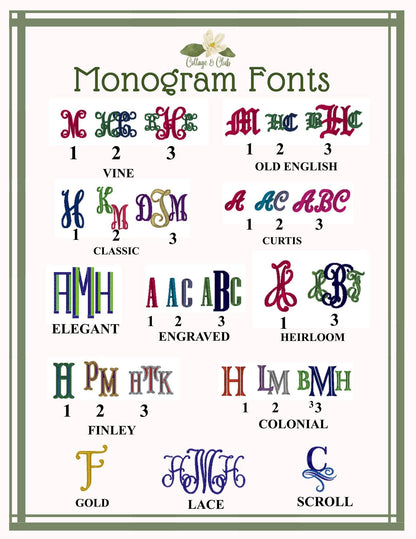 Mardi Gras Fleur De Lis Monogram Embroidered Wreath Sash